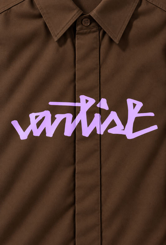 BROWN ARTIST SHIRT