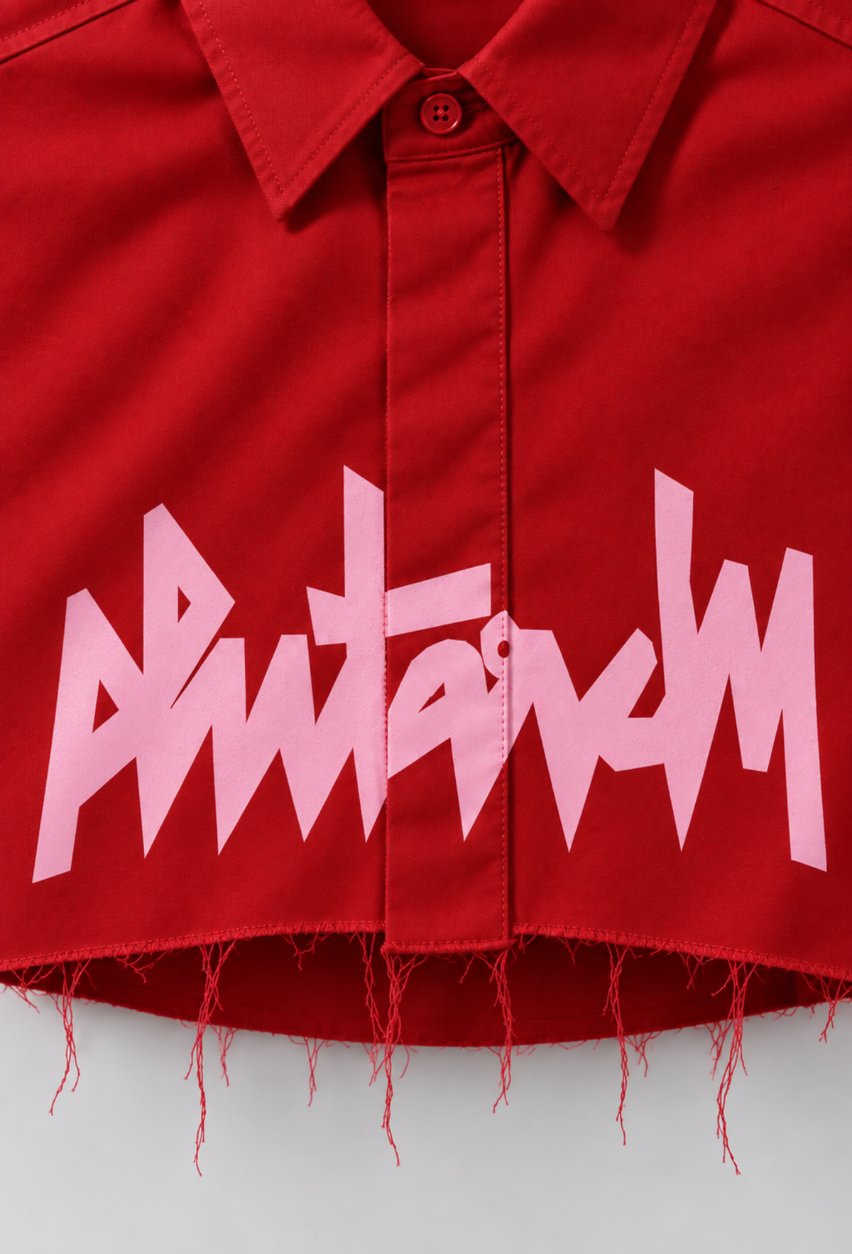 RED CROP SHIRT
