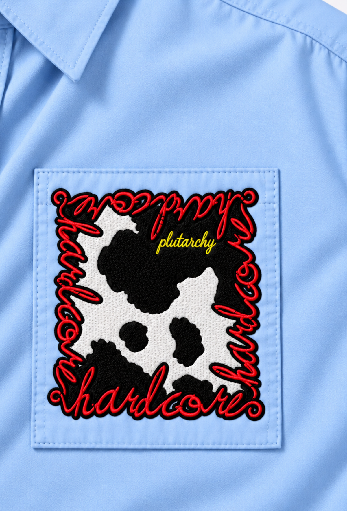 BLUE HARDCORE POCKET SHIRT