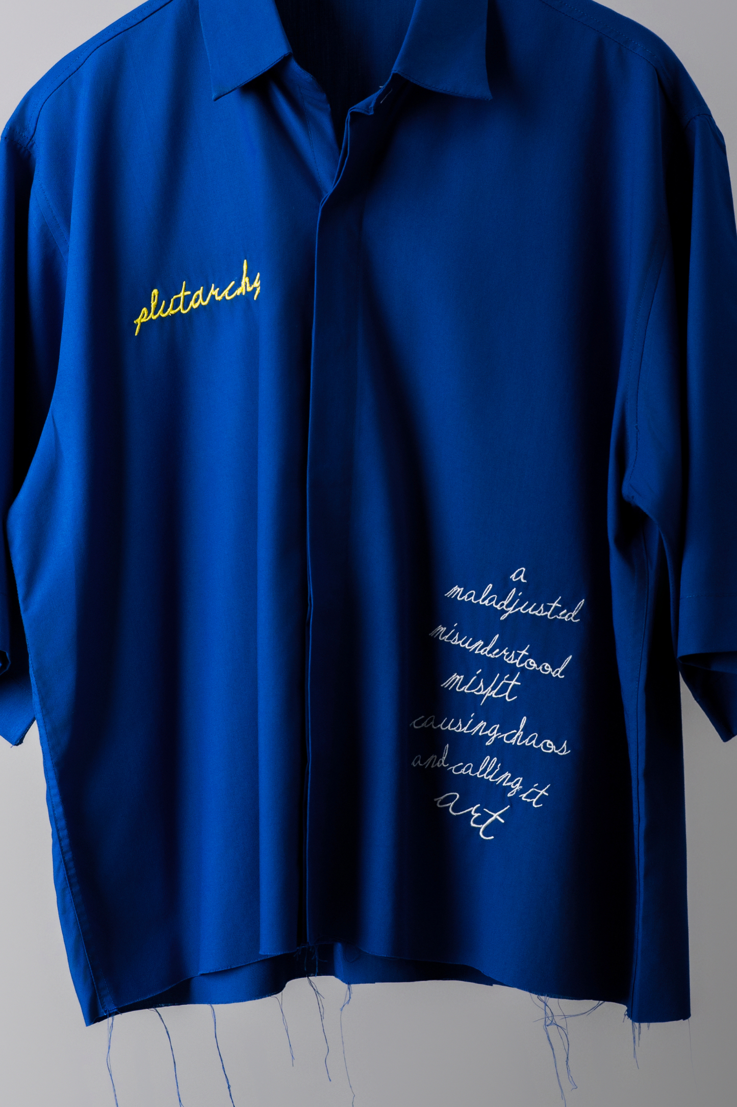 BLUE ARTY SHIRT