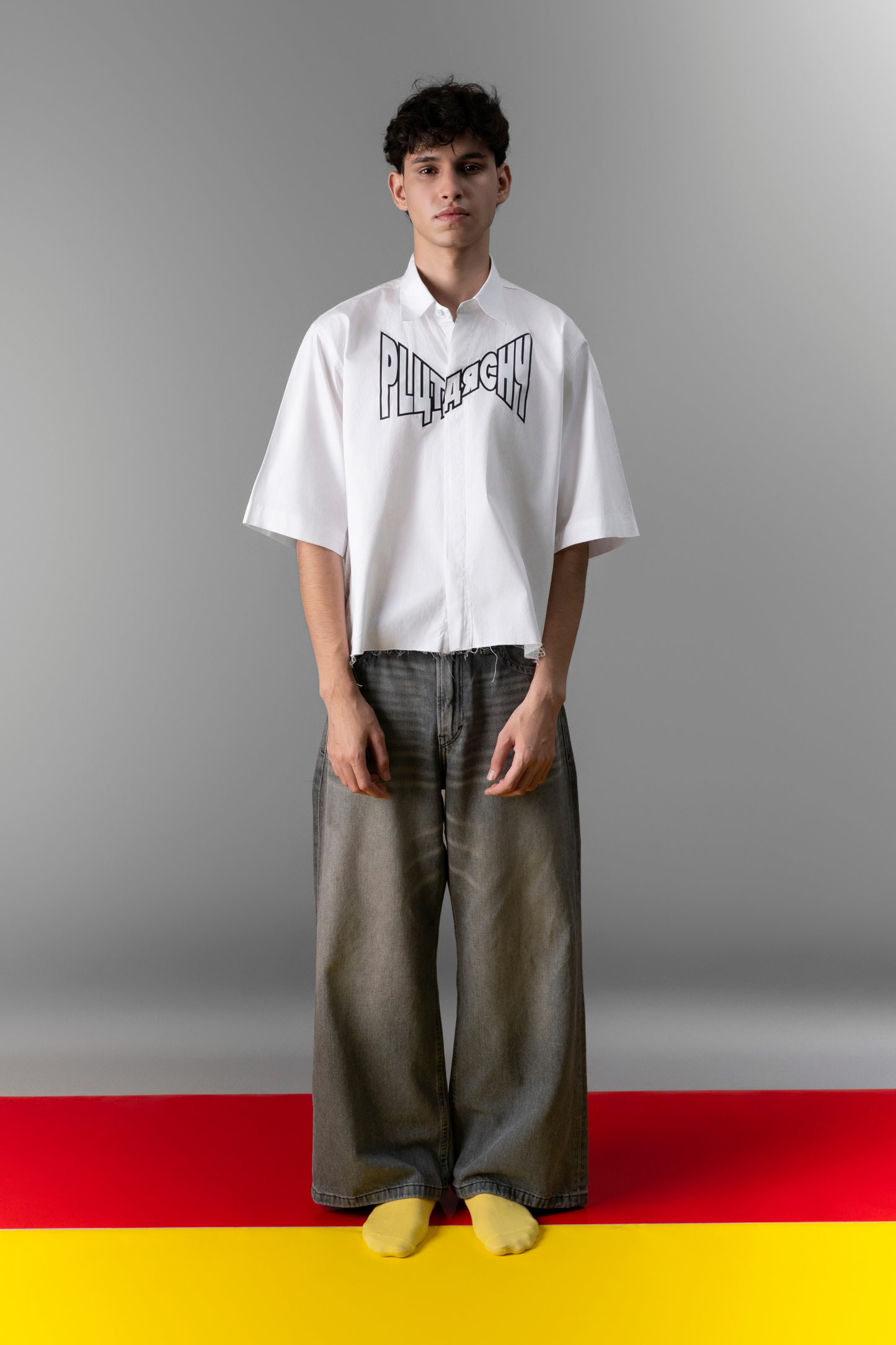 WHITE BRUTAL SHIRT