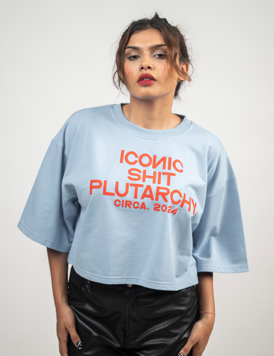 ICONIC SHIT CROP TEE