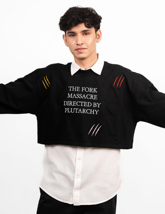 DARKWAVE CROP TEE