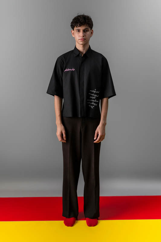 BLACK ARTY SHIRT