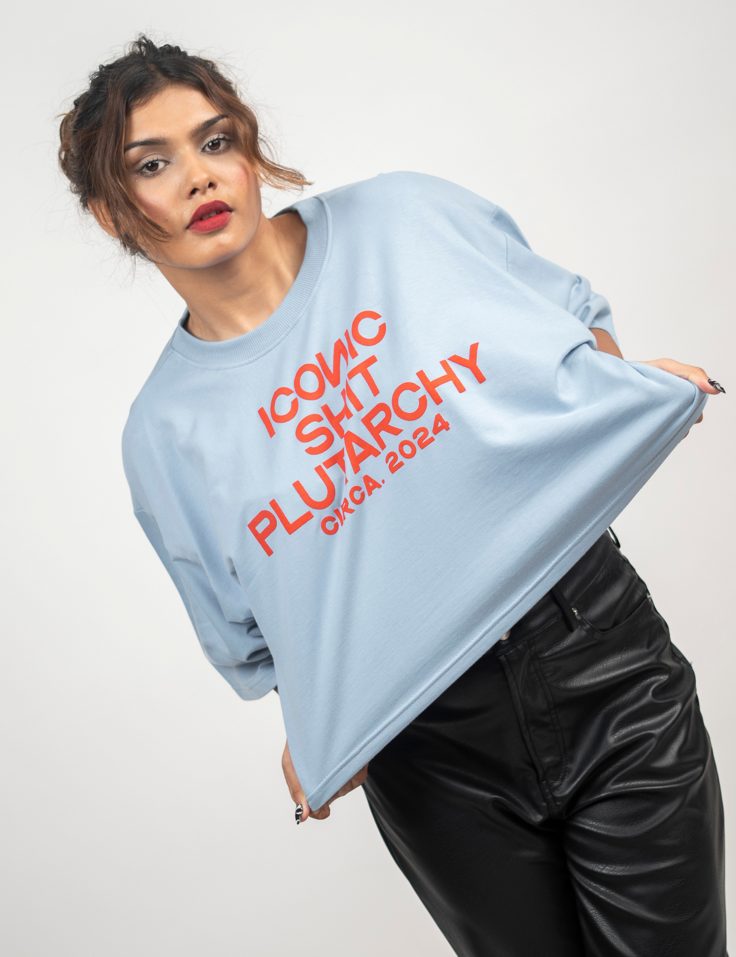 ICONIC SHIT CROP TEE