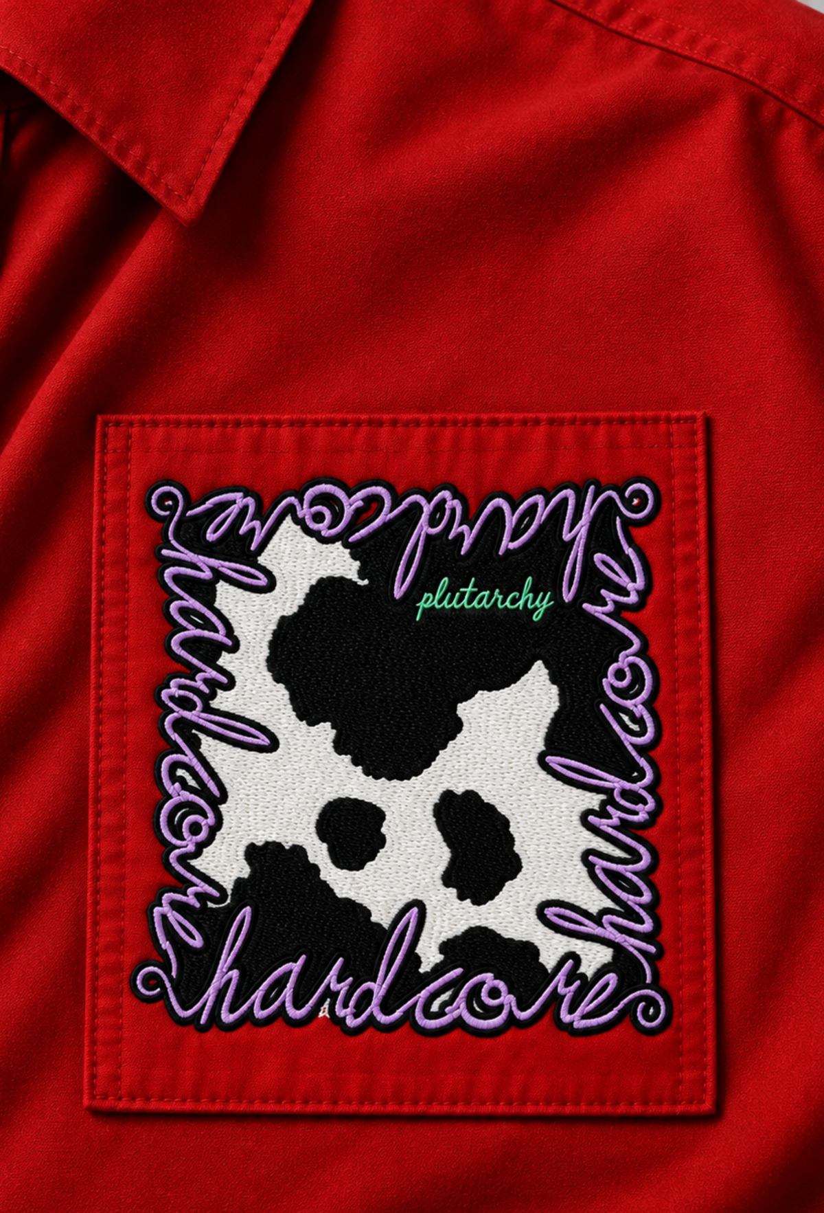 RED HARDCORE POCKET SHIRT