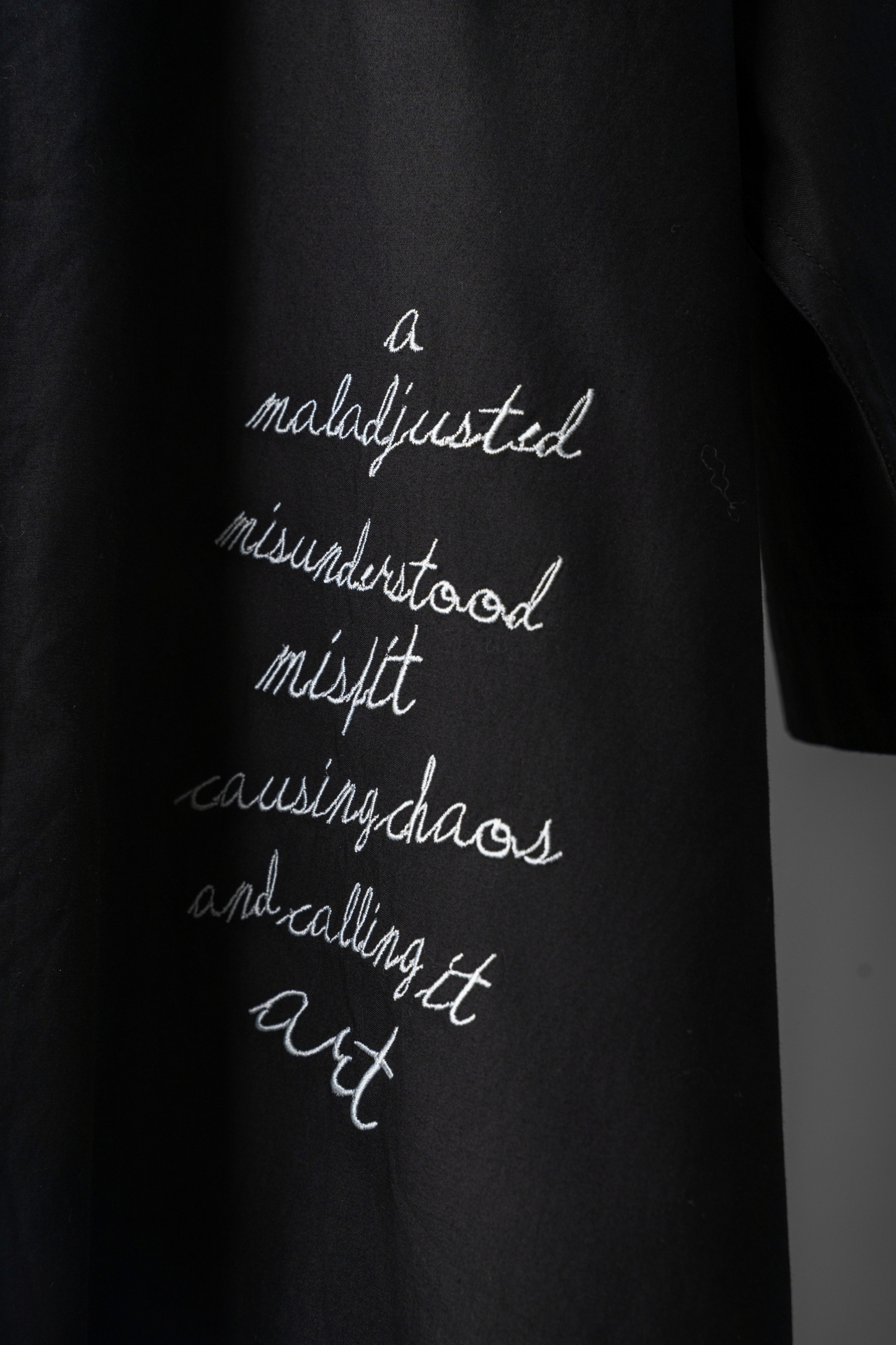 BLACK ARTY SHIRT