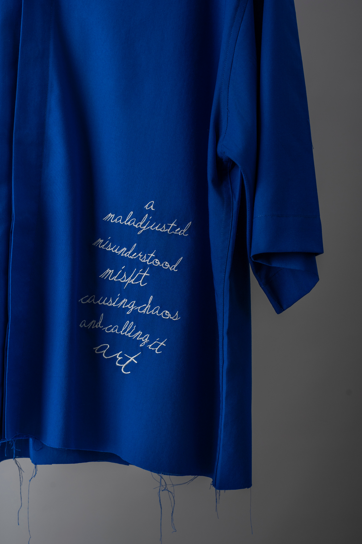BLUE ARTY SHIRT