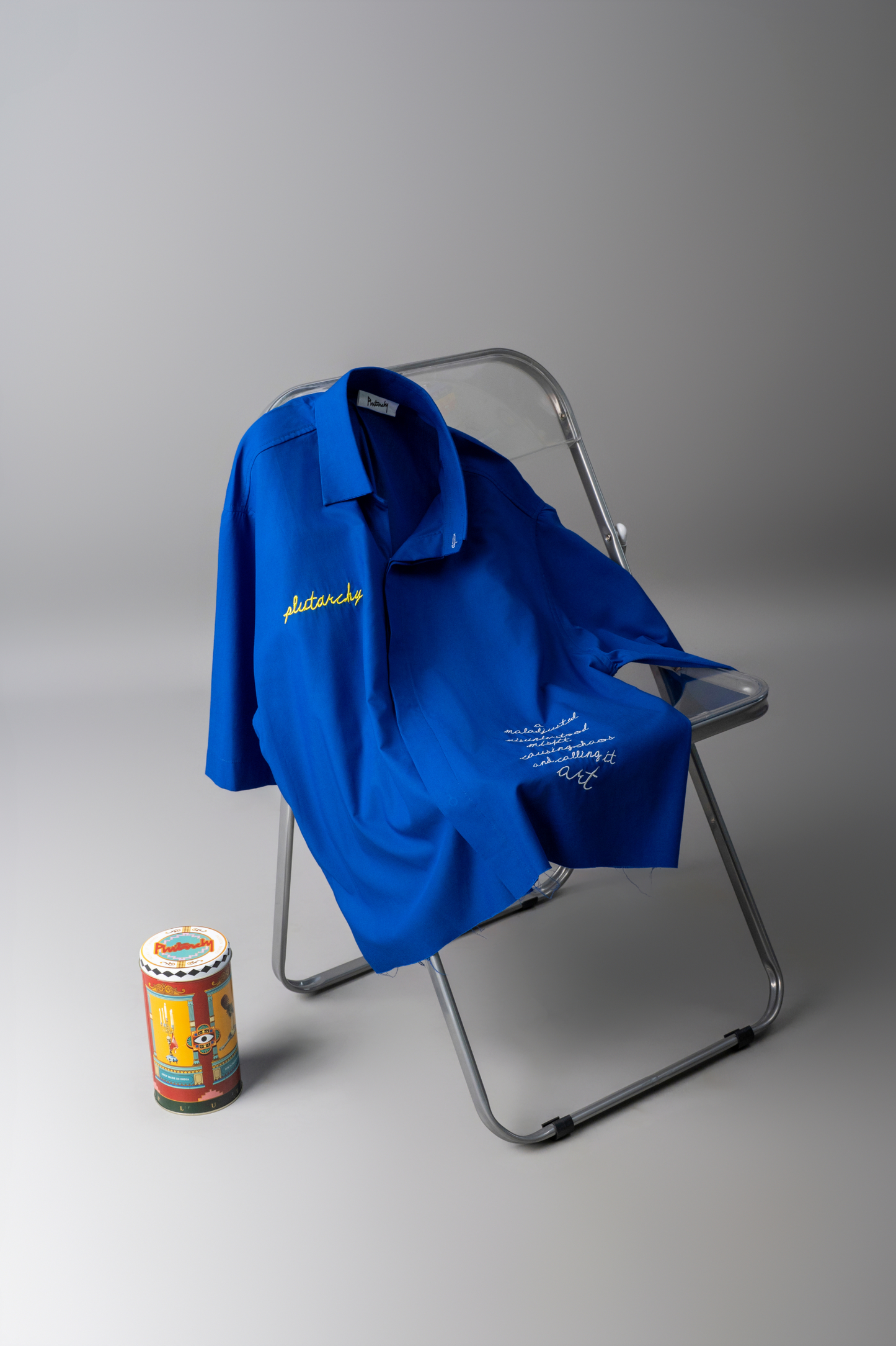 BLUE ARTY SHIRT